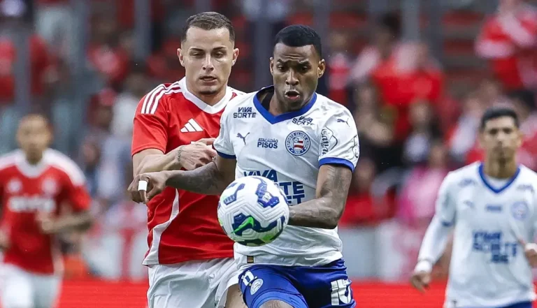Bahia reage no segundo tempo e empata com o Inter em Porto Alegre