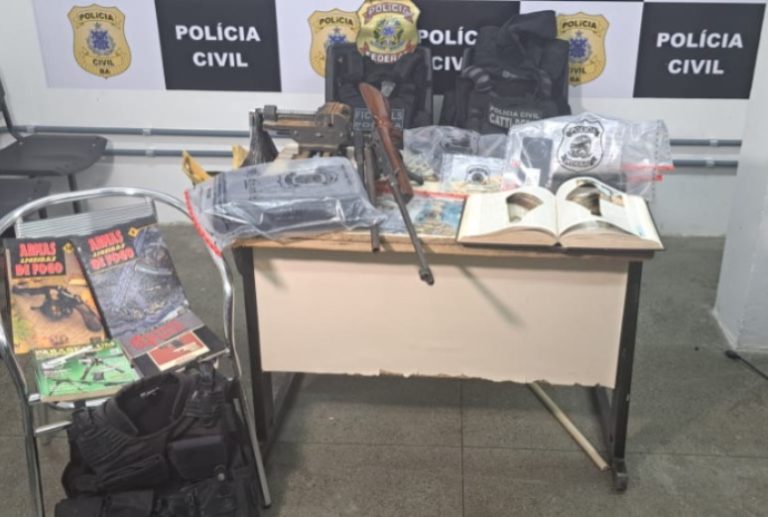 Armeiro e distribuidor de armas são presos em operação contra fornecimento a facções na Bahia