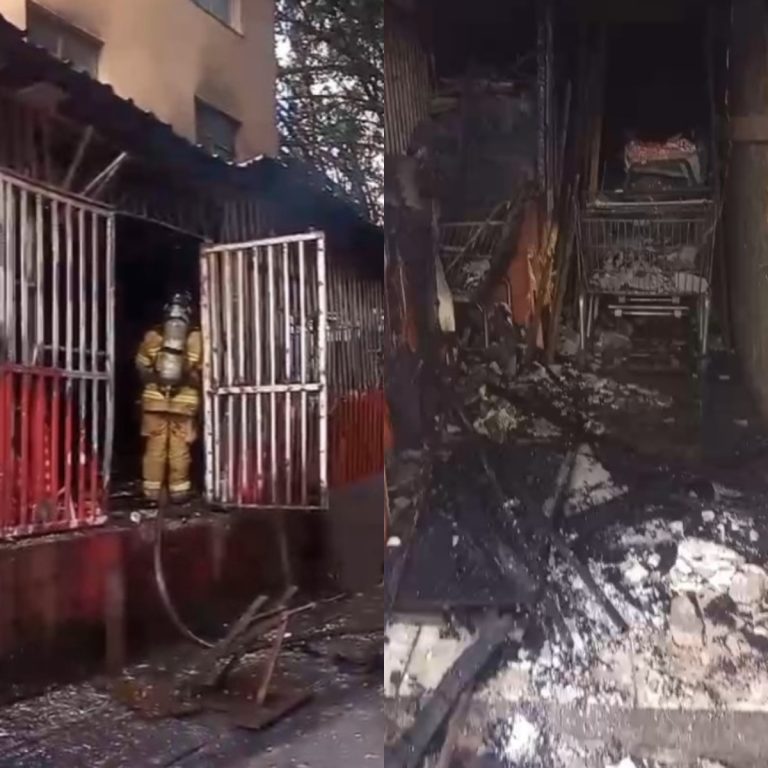 Incêndio atinge depósito de ambulantes na Barra, em Salvador