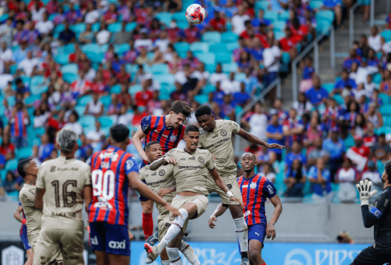 Bahia vacila no fim e empata com a Jacuipense na Arena Fonte Nova