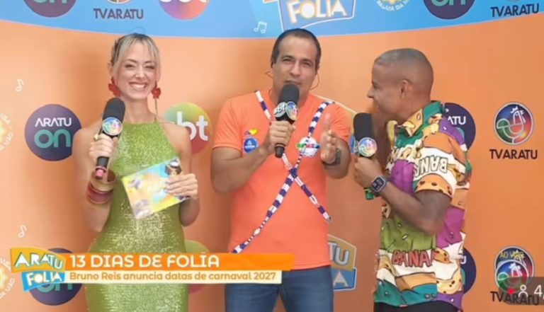 Bruno Reis comete gafe e agradece à emissora concorrente durante entrevista ao vivo na TV Aratu
