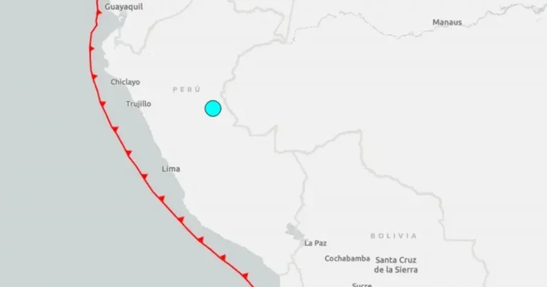 Terremoto de magnitude 5,6 atinge o Peru próximo à fronteira com o Brasil