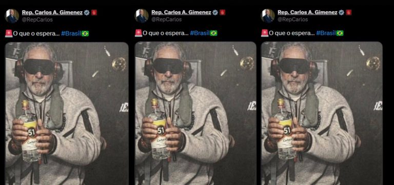 Deputado norte-americano publica montagem de Lula com Maduro e provoca presidente brasileiro
