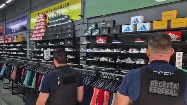 Receita Federal apreende R$ 1 milhão em mercadorias falsificadas durante operação em Salvador