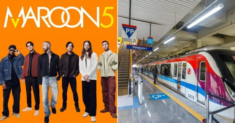 Maroon 5 em Salvador: metrô terá horário ampliado e estacionamento funcionará até 1h