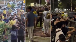 Protesto contra Lula termina em agressões e danos ao patrimônio da UFRN