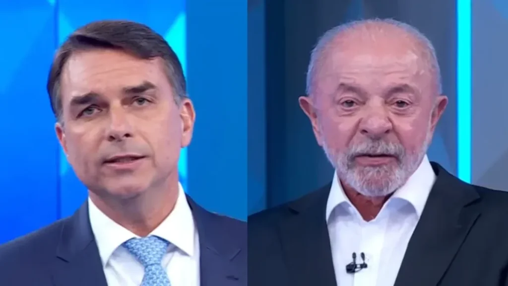 Flávio Bolsonaro chama Lula de “nove dedos”, presidente cobra desculpas e senador se retrata Foto: Reprodução