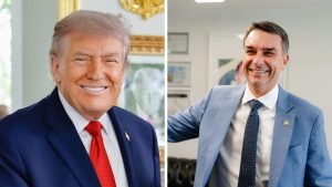 Trump evita endossar declaração de Flávio Bolsonaro como “presidente do Brasil”