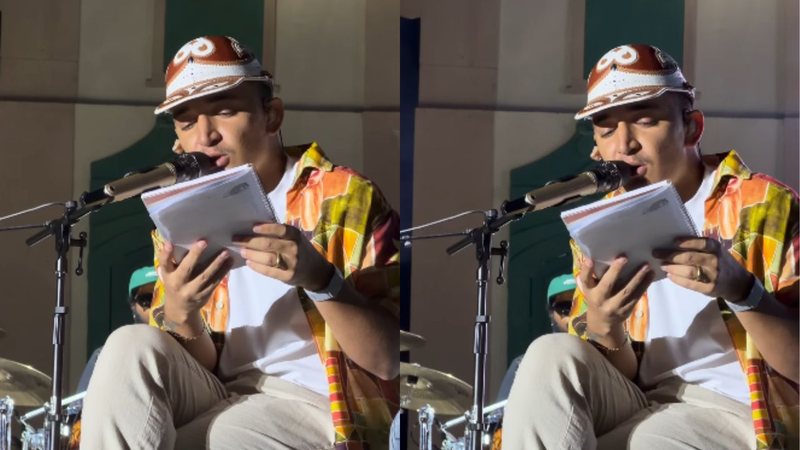 João Gomes desabafa após pressão política nas redes sociais: “Estou com nó na garganta”