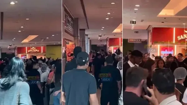Explosão causa correria na praça de alimentação do Salvador Shopping